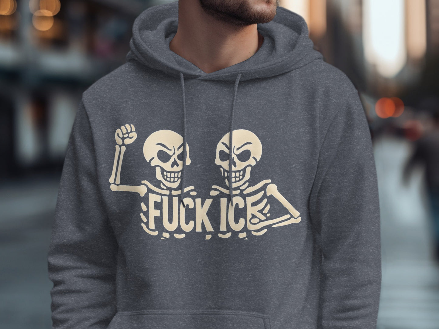Bold Skeletons Saying Statement Hoodie product type