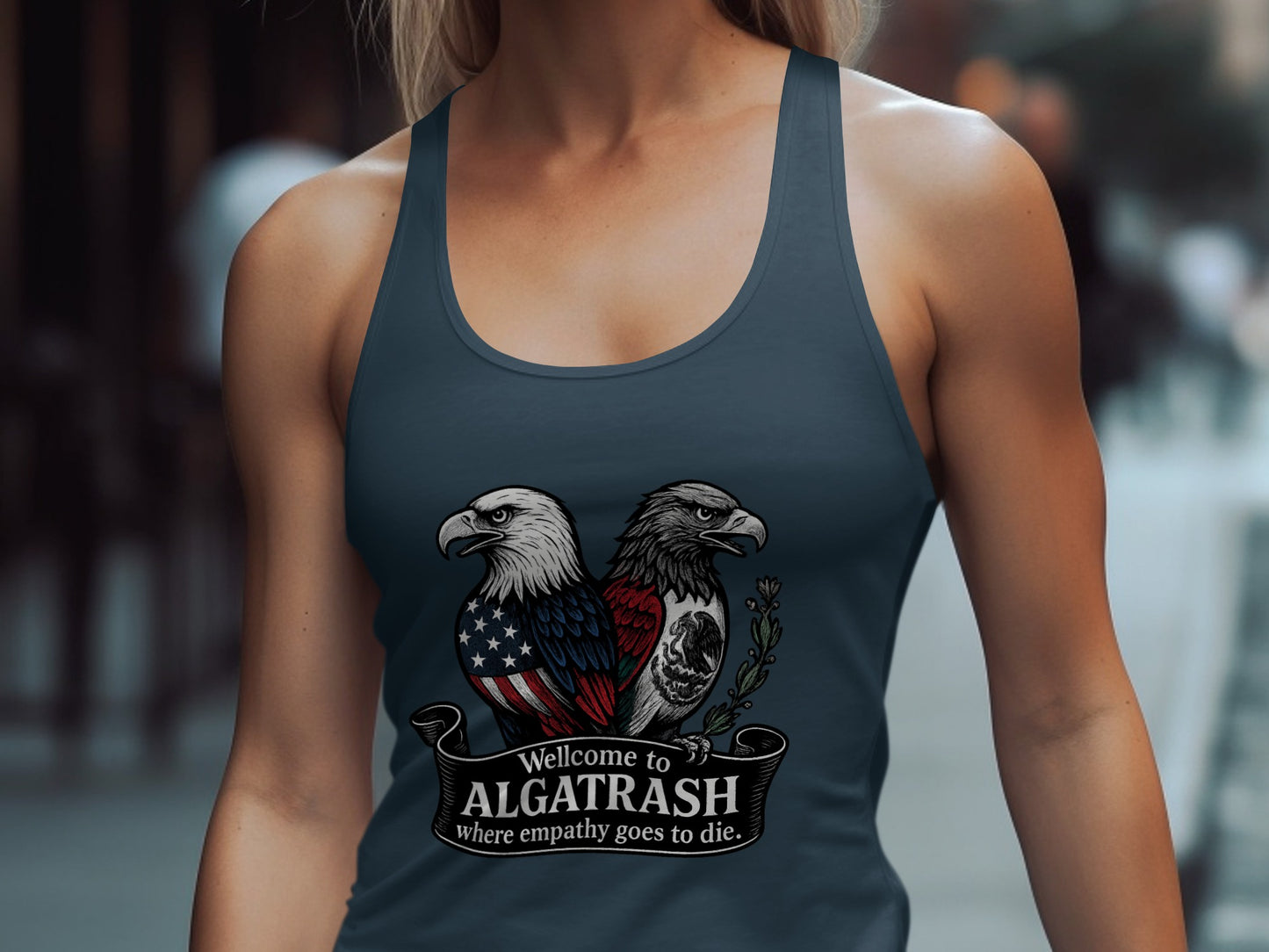 Welcome to Algatrash Eagle Design Tank Top Product