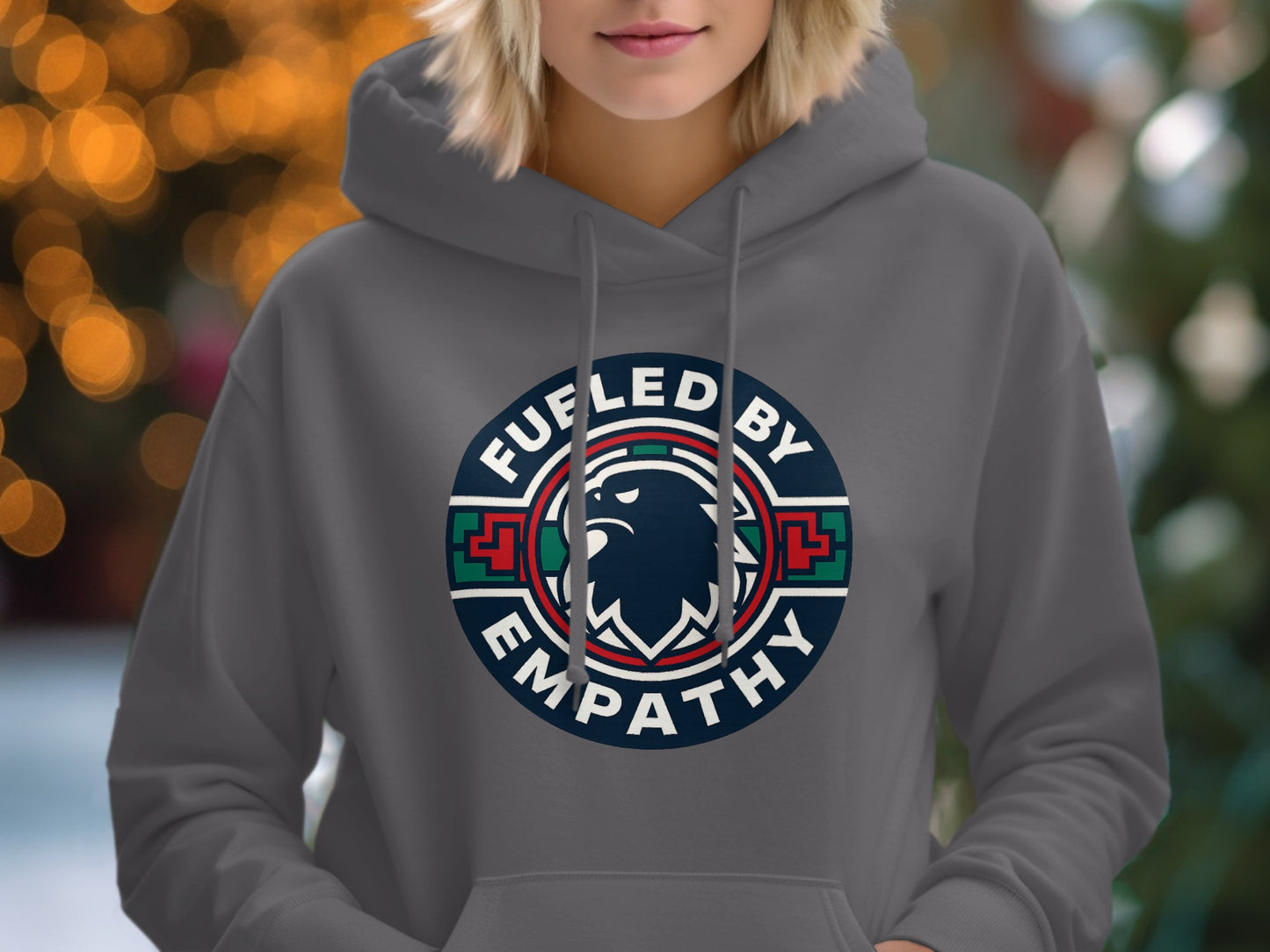 Fueled By Empathy Graphic Printed Hoodie product