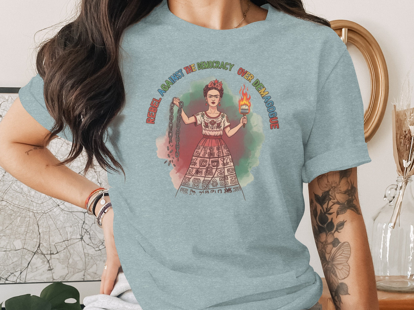 Rebel Against The Demagogy Over Democracy T-shirt product