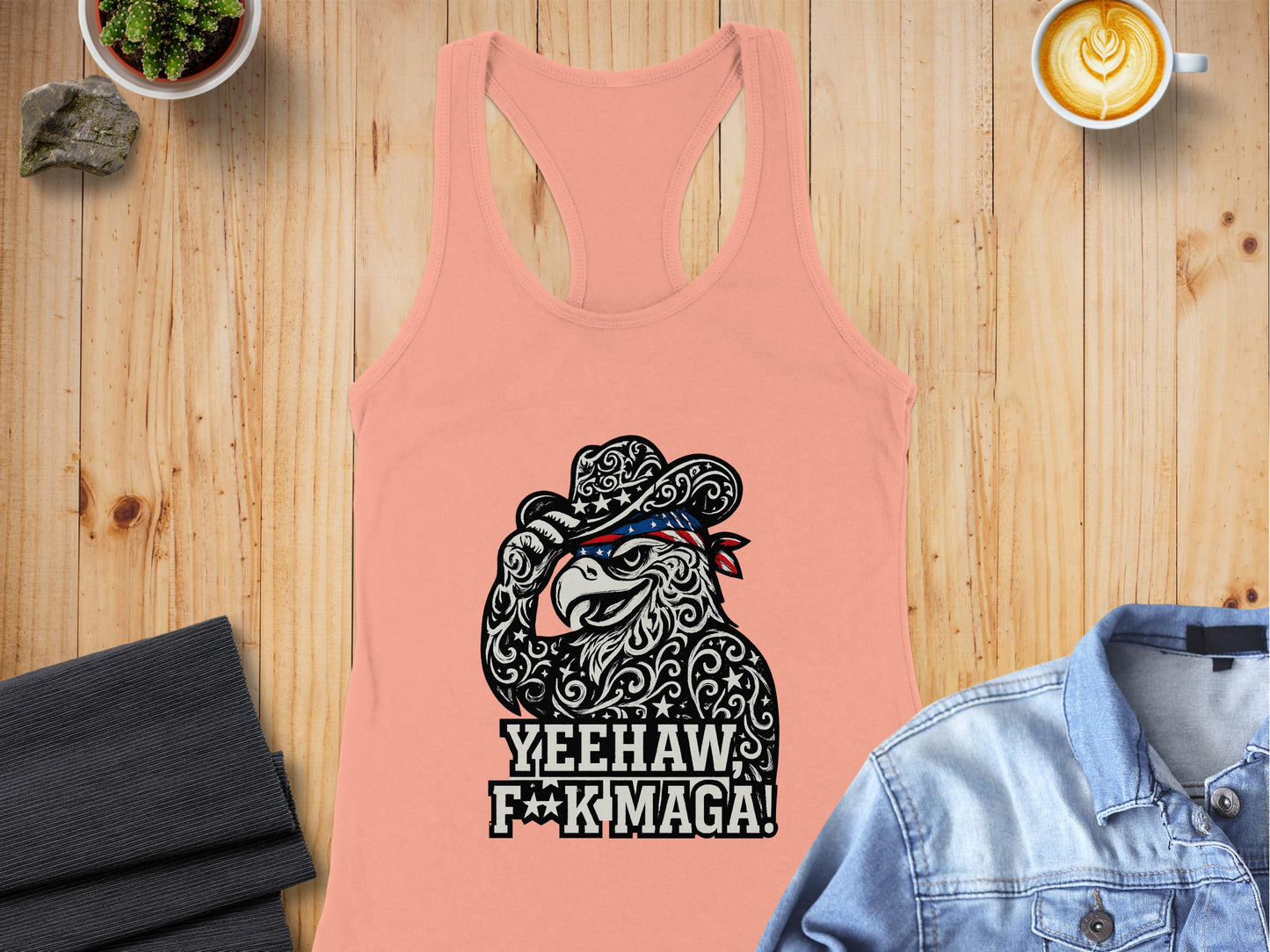 Yeehaw F**k Maga Graphic Women's Tank Top product type