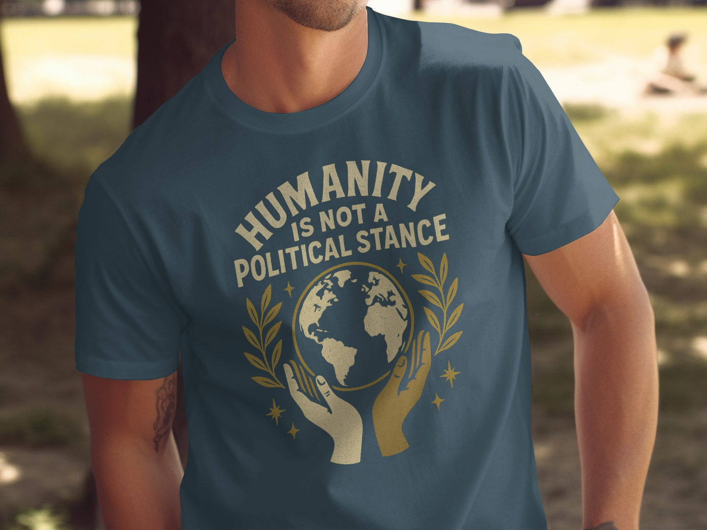 Humanity Is Not A Political Stance T-shirt product