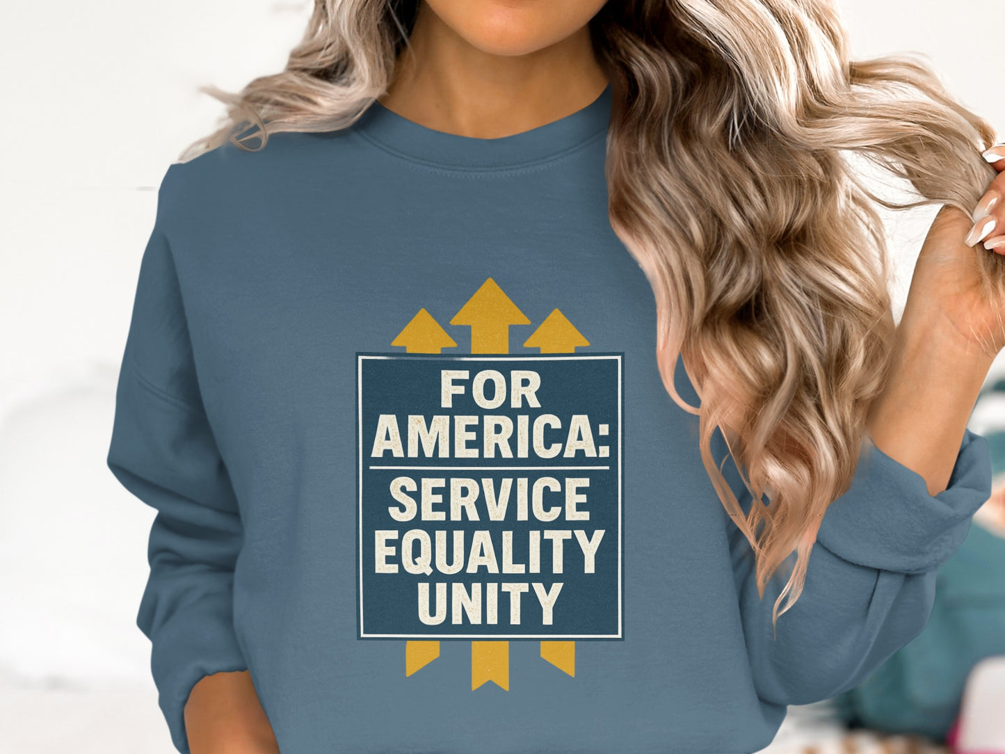 For America Service Equality Unity Sweatshirt product