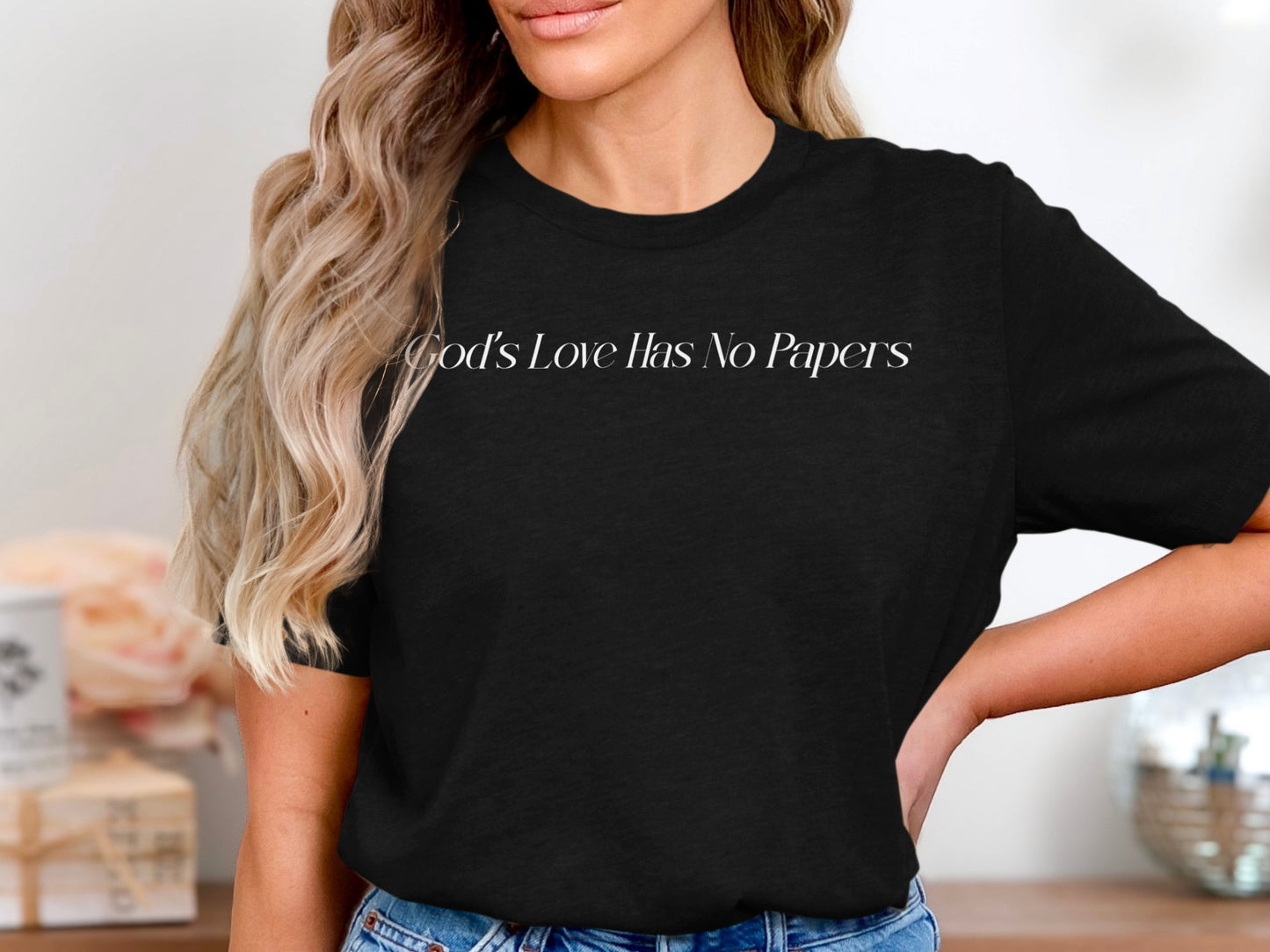 God's Love Has No Papers Graphic Tee product