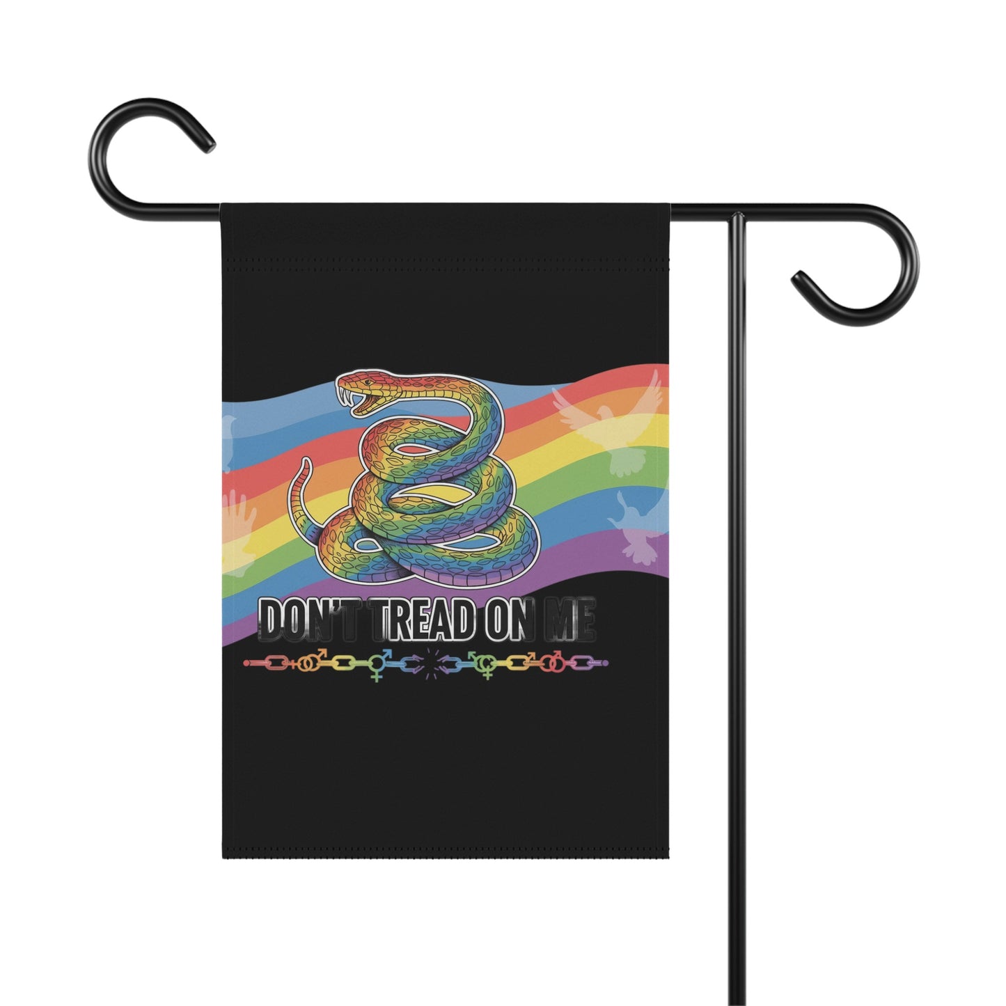 Don't Tread On Me Rainbow Snake Flag product type