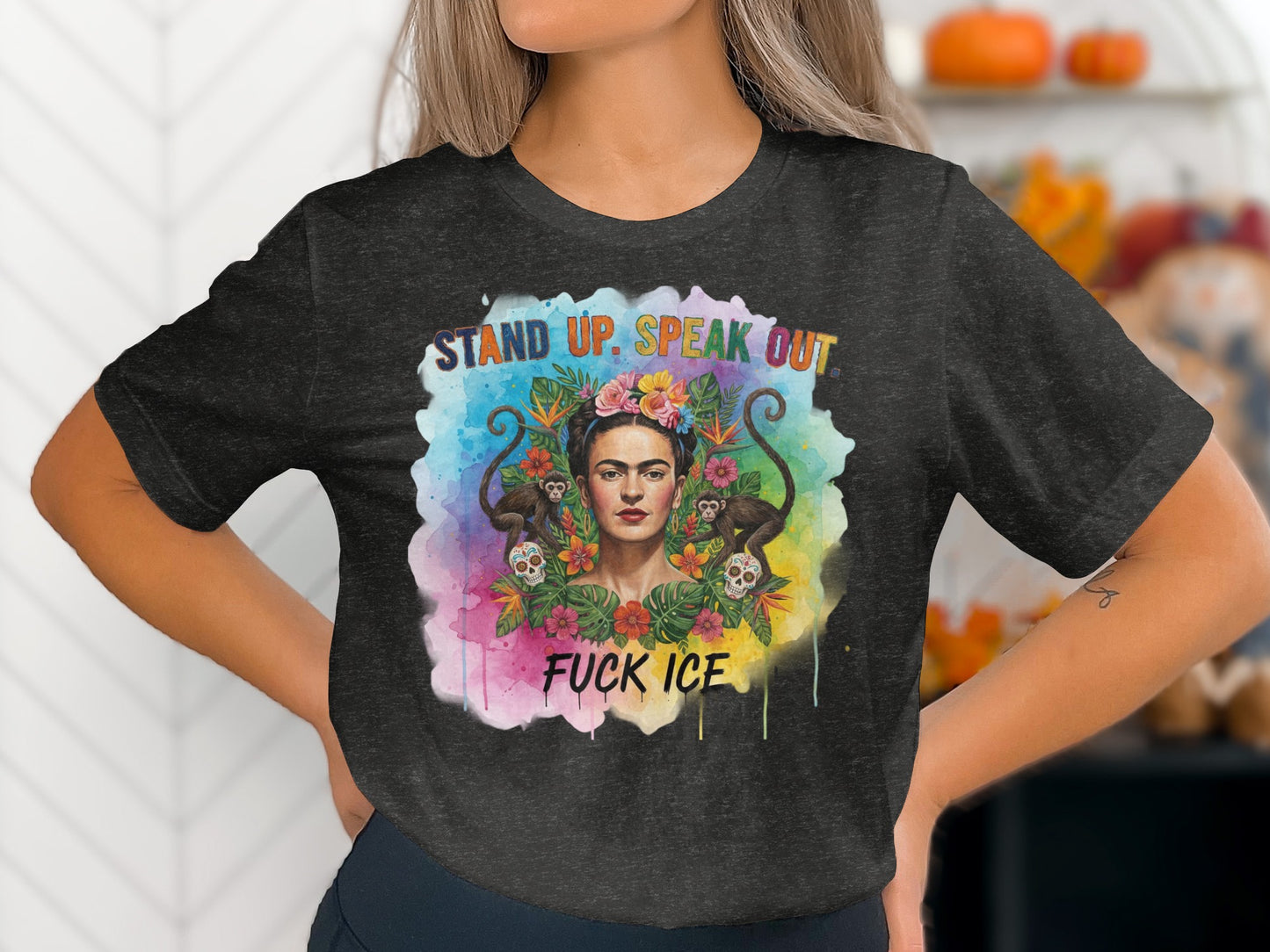 Stand Up Speak Out Fuck ICE Graphic T-shirt product