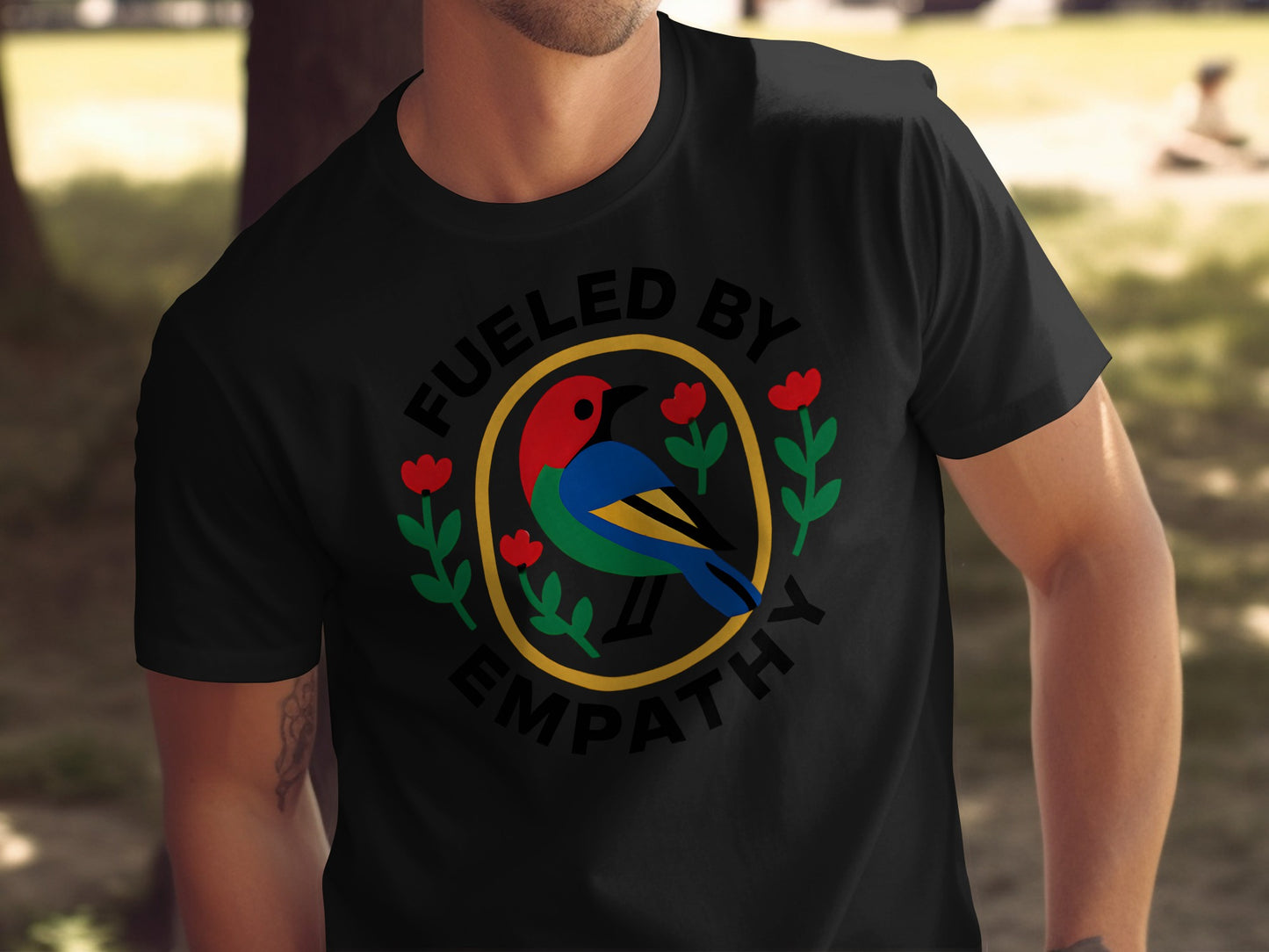 Fueled by Empathy Bird Graphic T-shirt product type