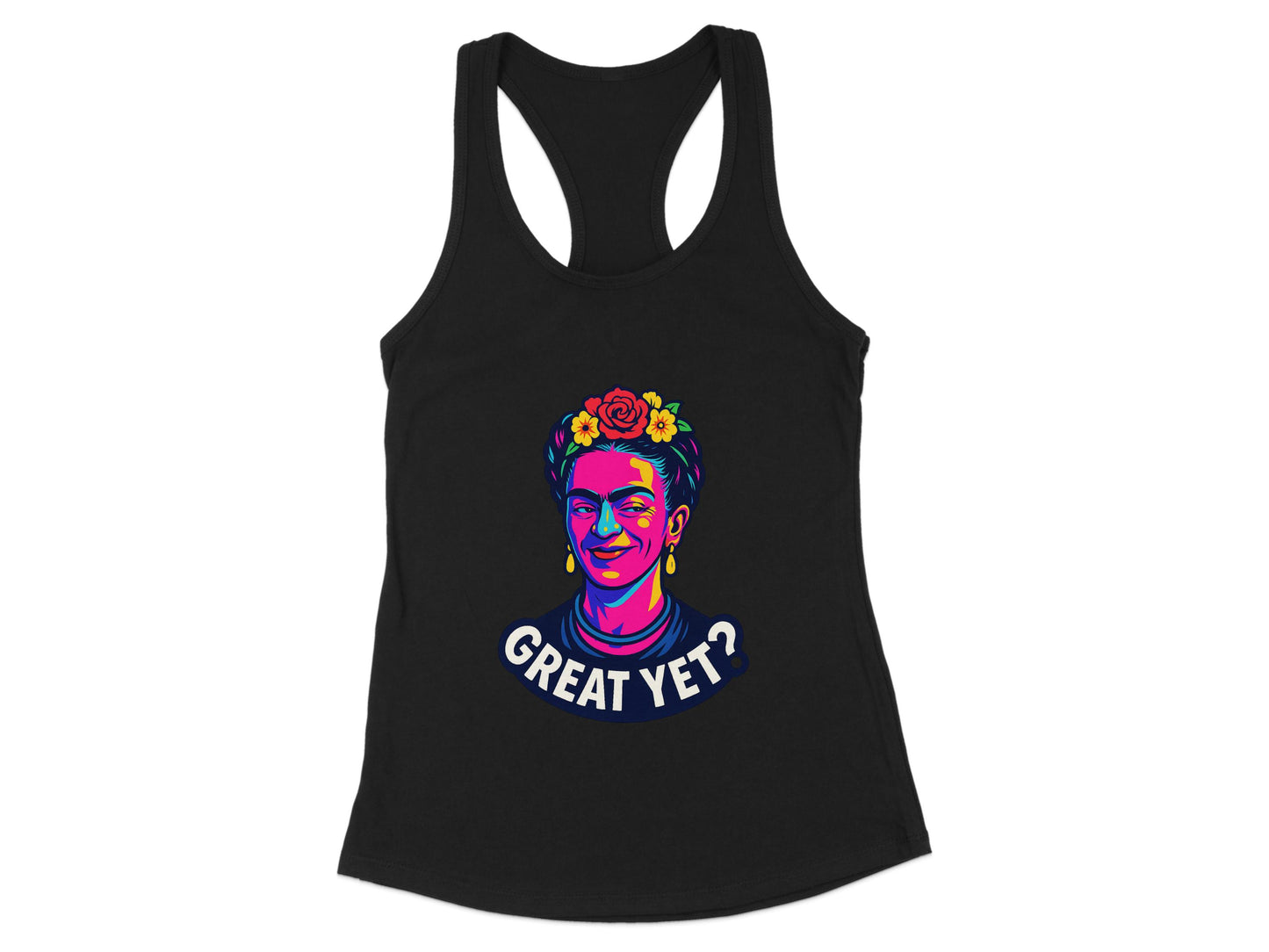 Great Yet Graphic Black Tank Top product