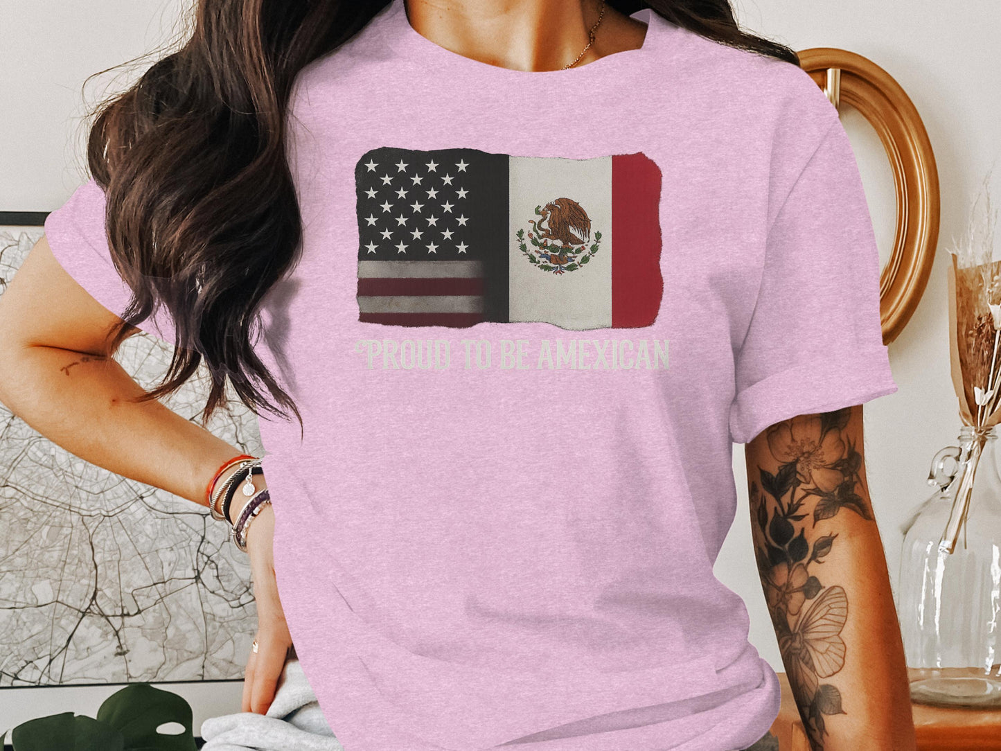 Proud To Be Amexican Statement T-shirt product type