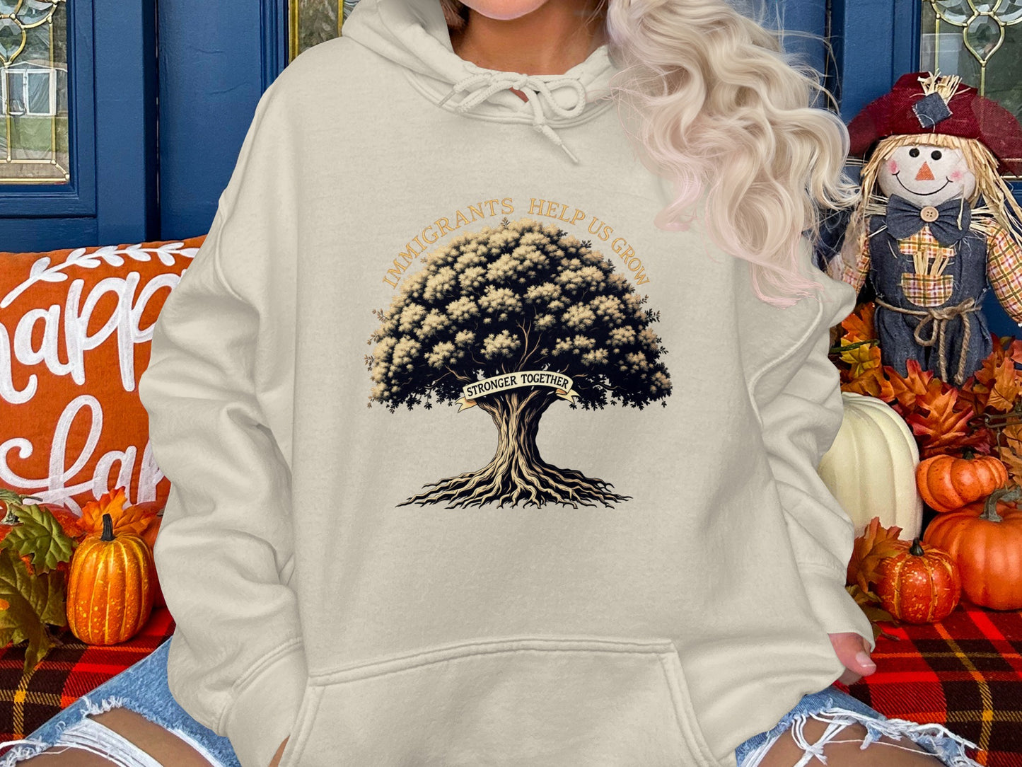 Immigrants Help Us Grow Stronger Together Hoodie product