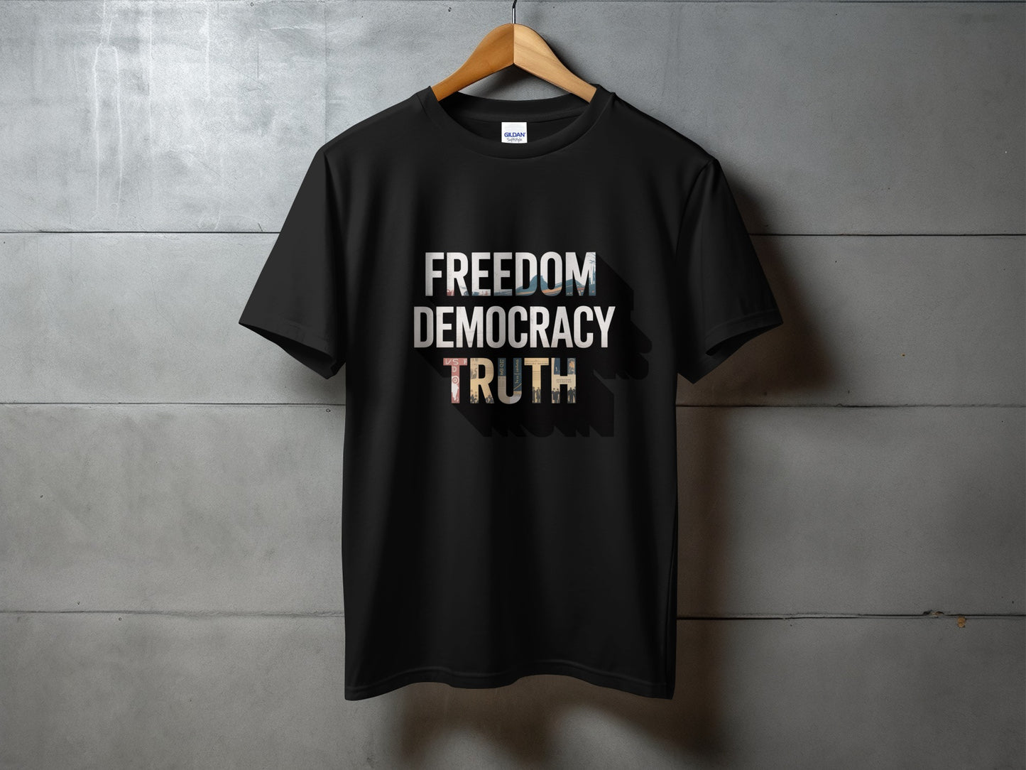 Freedom Democracy Truth Graphic T-Shirt product type