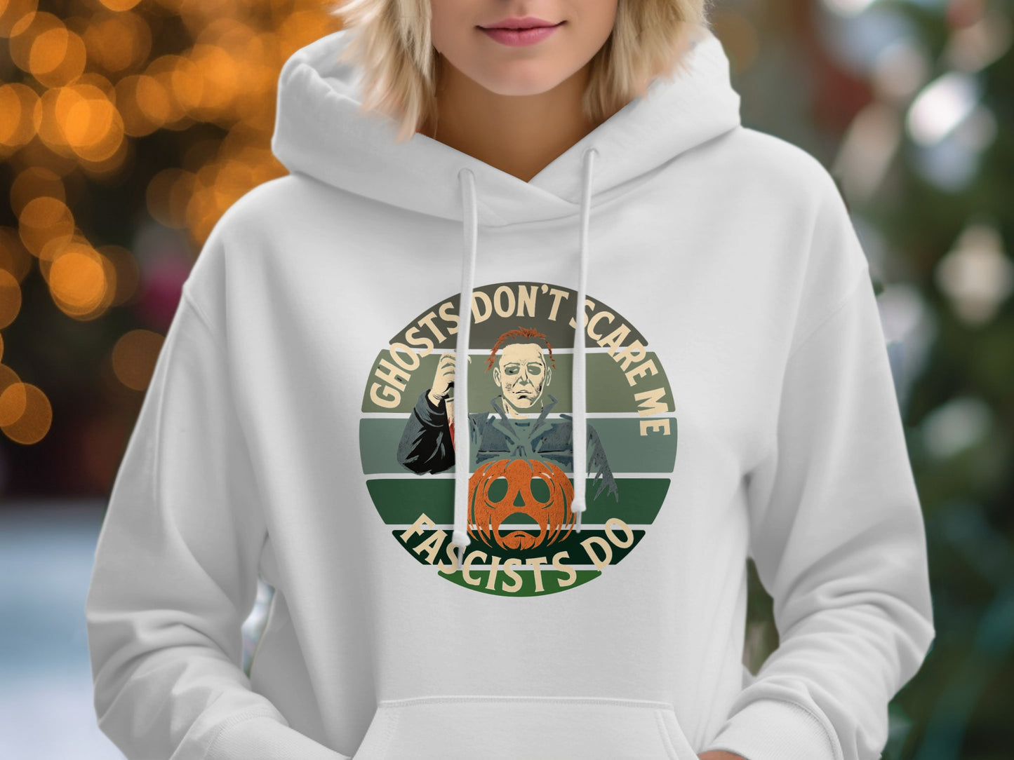 Ghosts Don't Scare Me Fascists Do hoodie product
