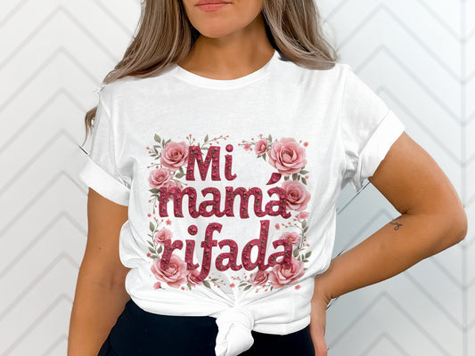 Mi mama rifada rose floral print t-shirt product type
