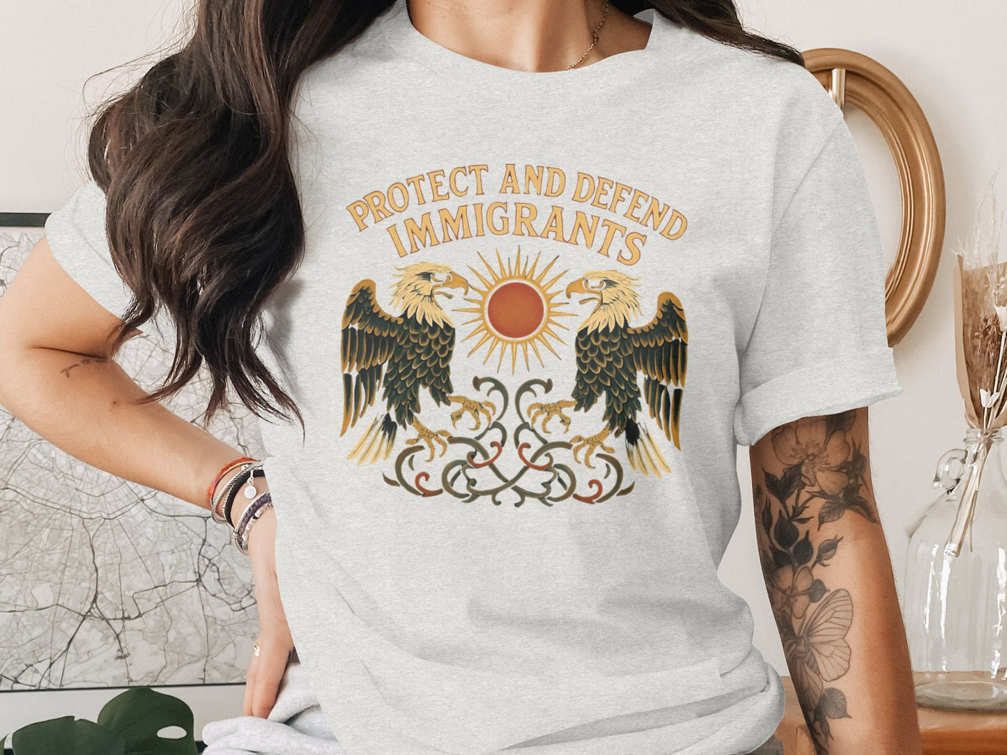 Protect And Defend Immigrants Graphic T-shirt product type