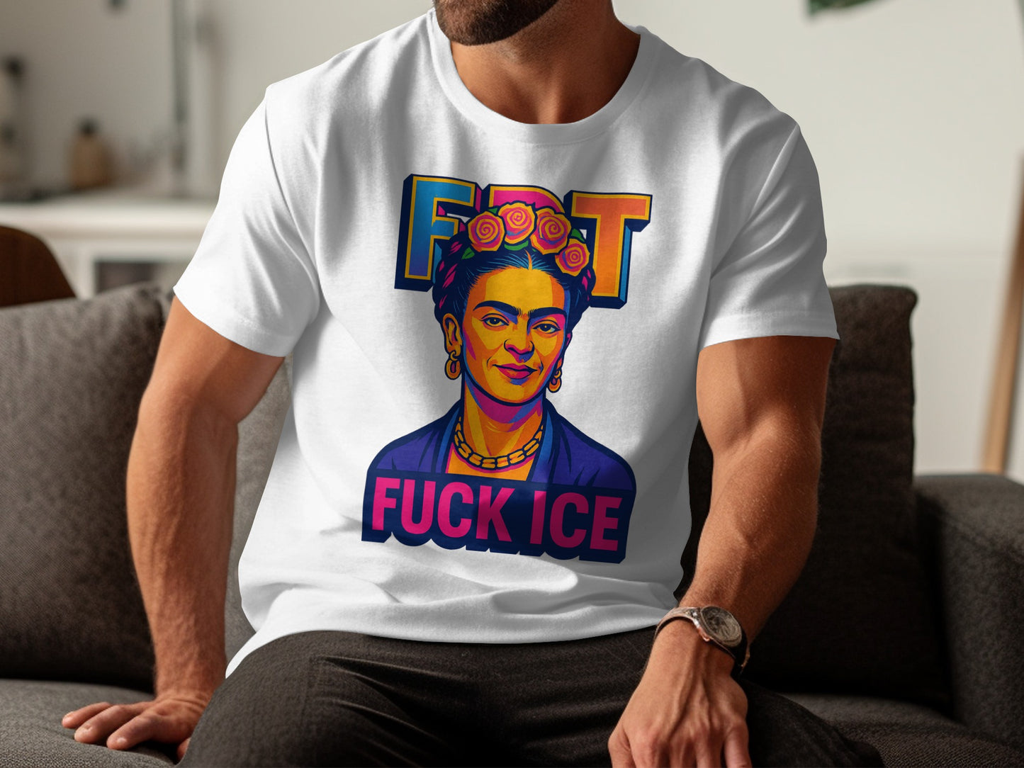 Vibrant Artistic Frida Kahlo Design T-shirt product