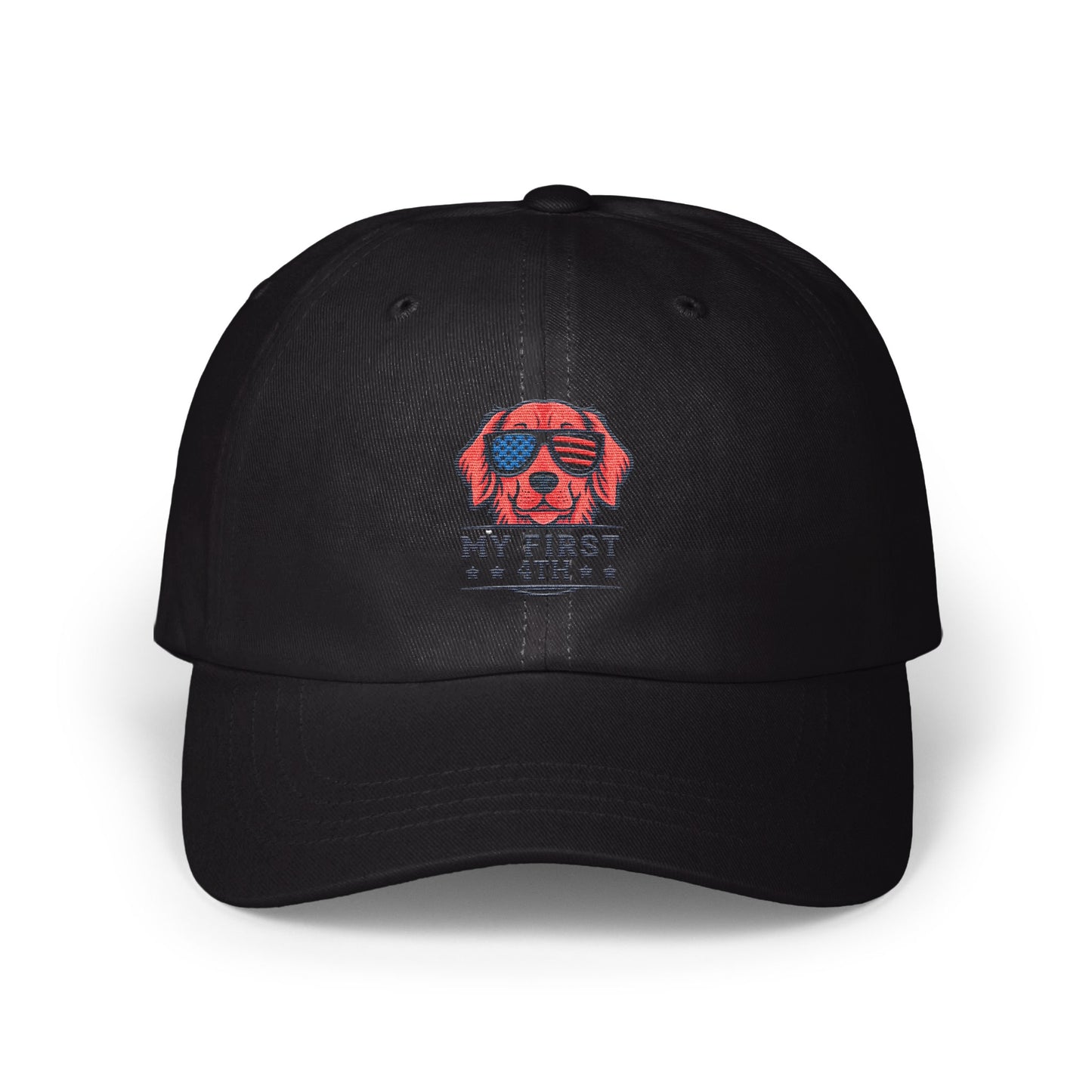 My First Fourth of July Dog Design Cap product type