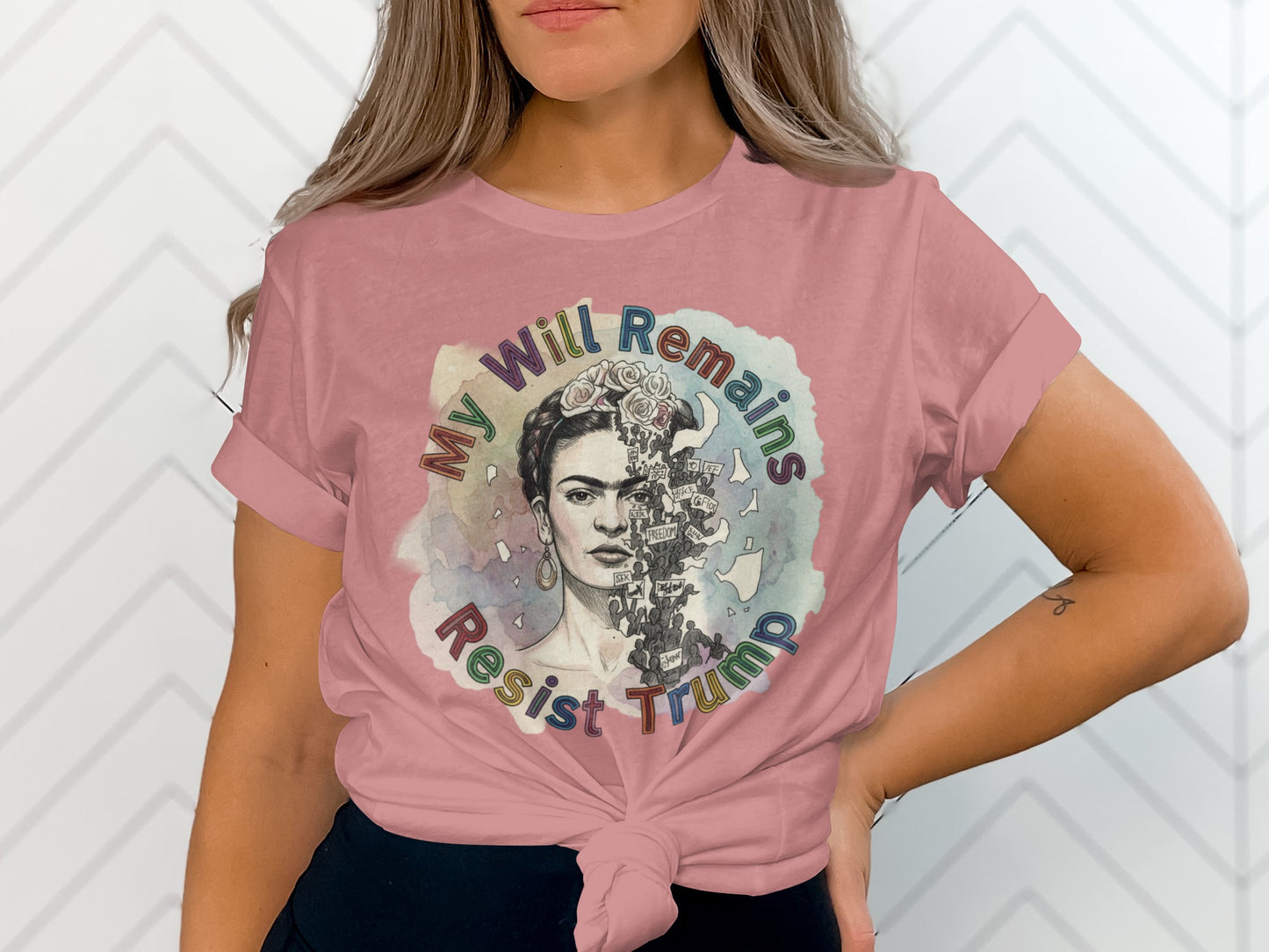 My Will Remains Resist Trump graphic product type