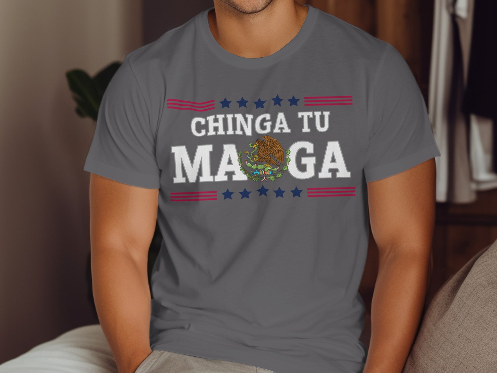 Chinga Tu Maga Graphic Tee Statement Shirt product