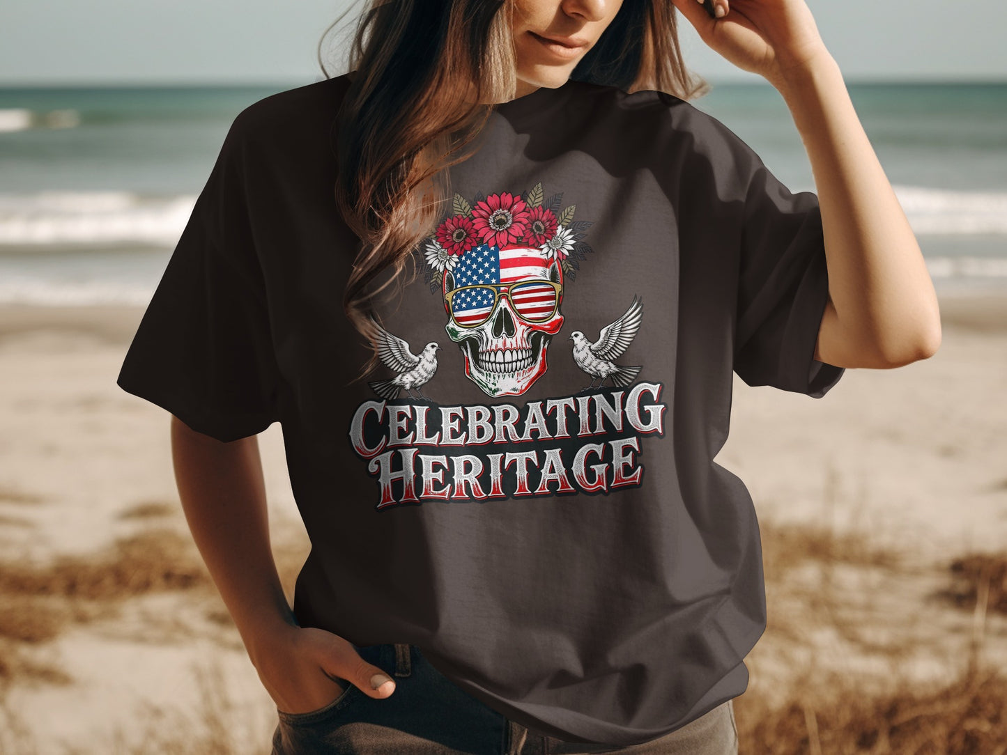 Celebrating Heritage Skull Graphic T-Shirt product