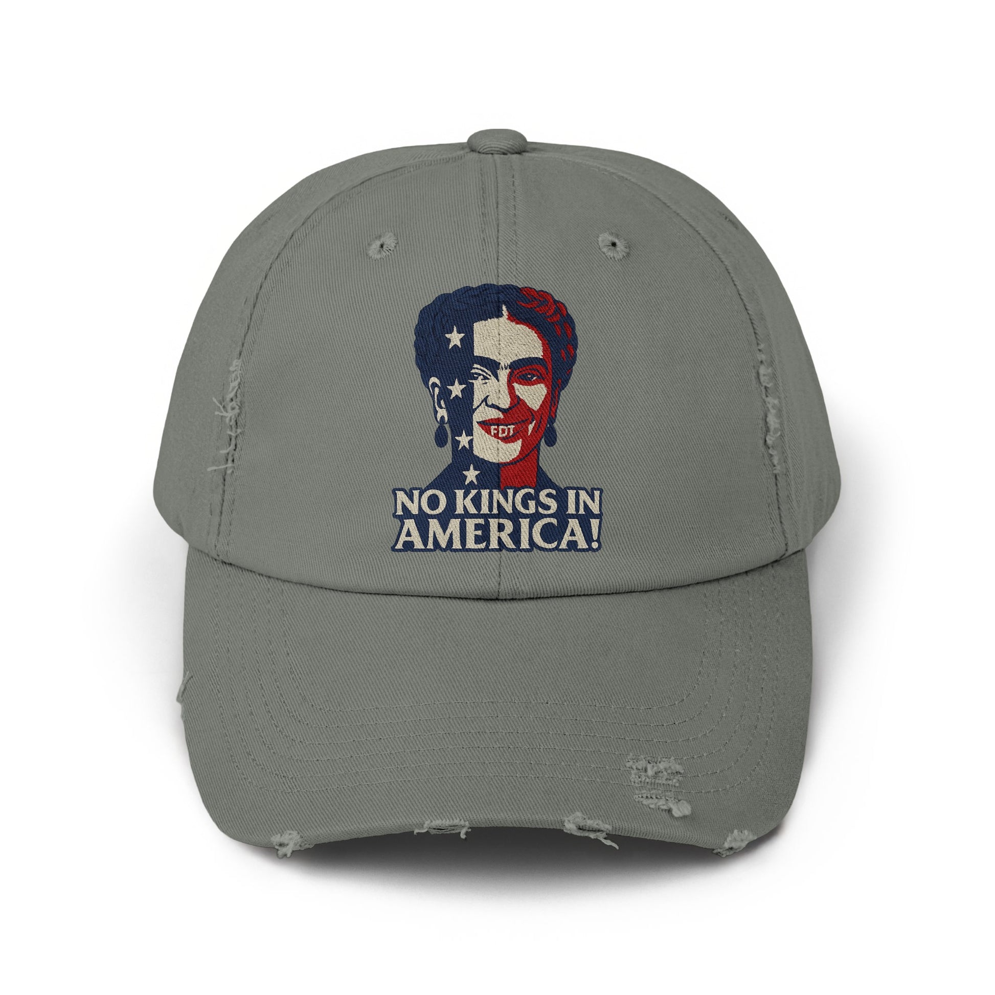 No Kings in America Distressed Dad Hat product type