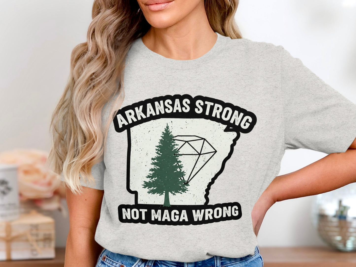 Arkansas Strong Not Maga Wrong T-shirt product
