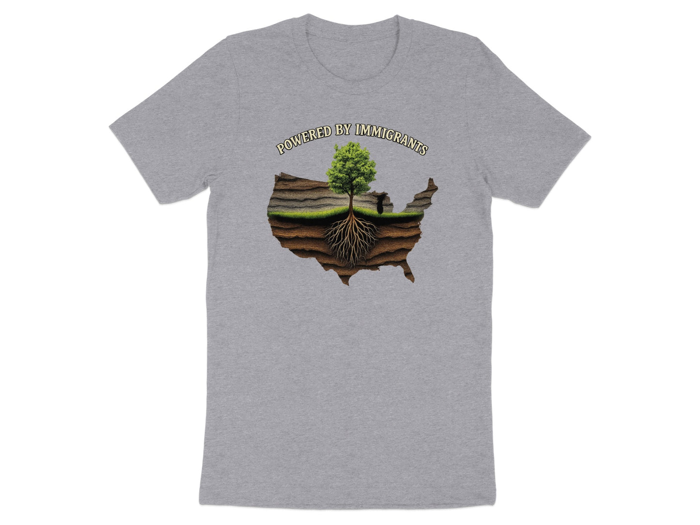 Powered By Immigrants Graphic T-Shirt product type