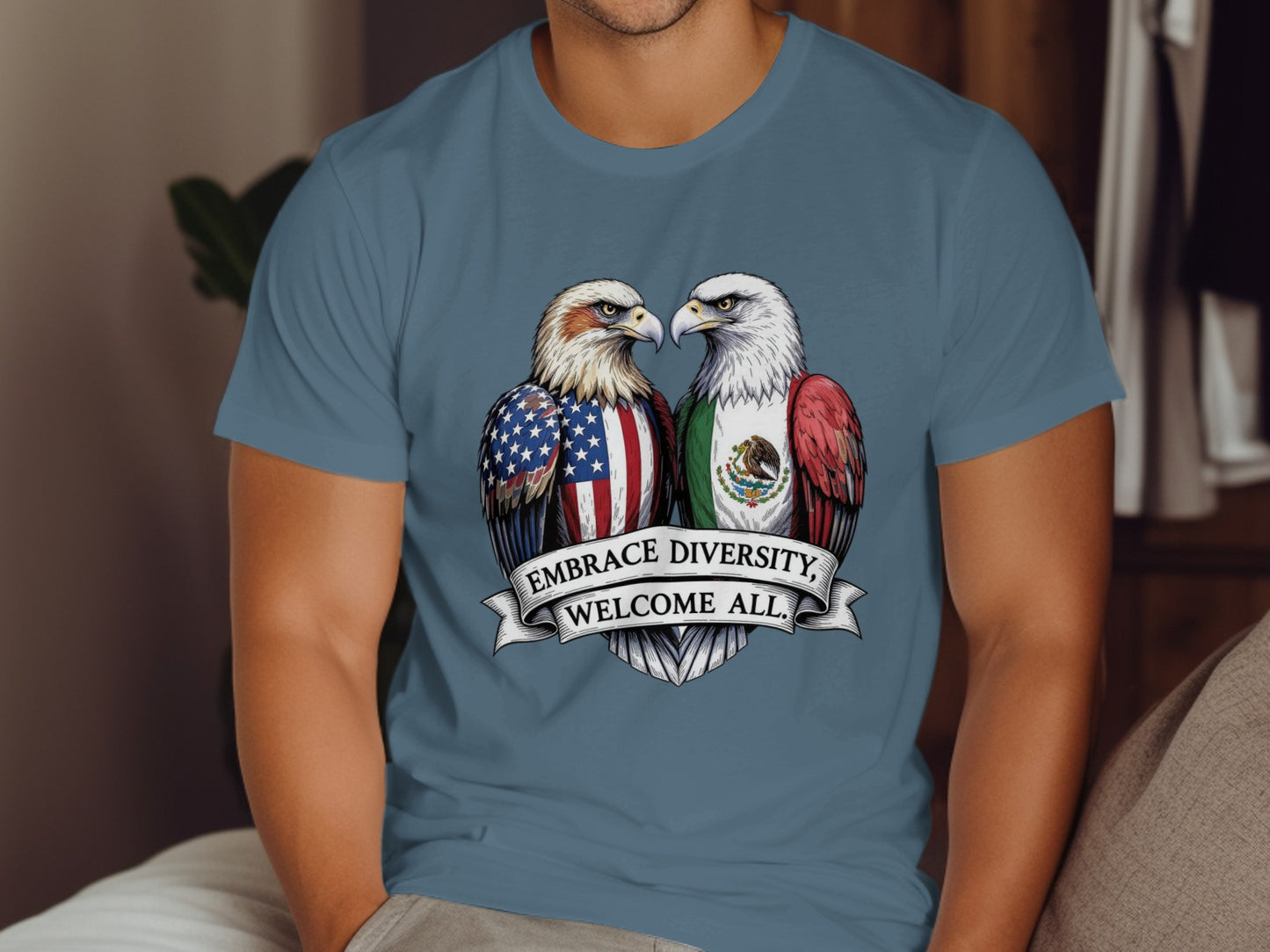 Embrace Diversity Welcome All Graphic T-shirt product type