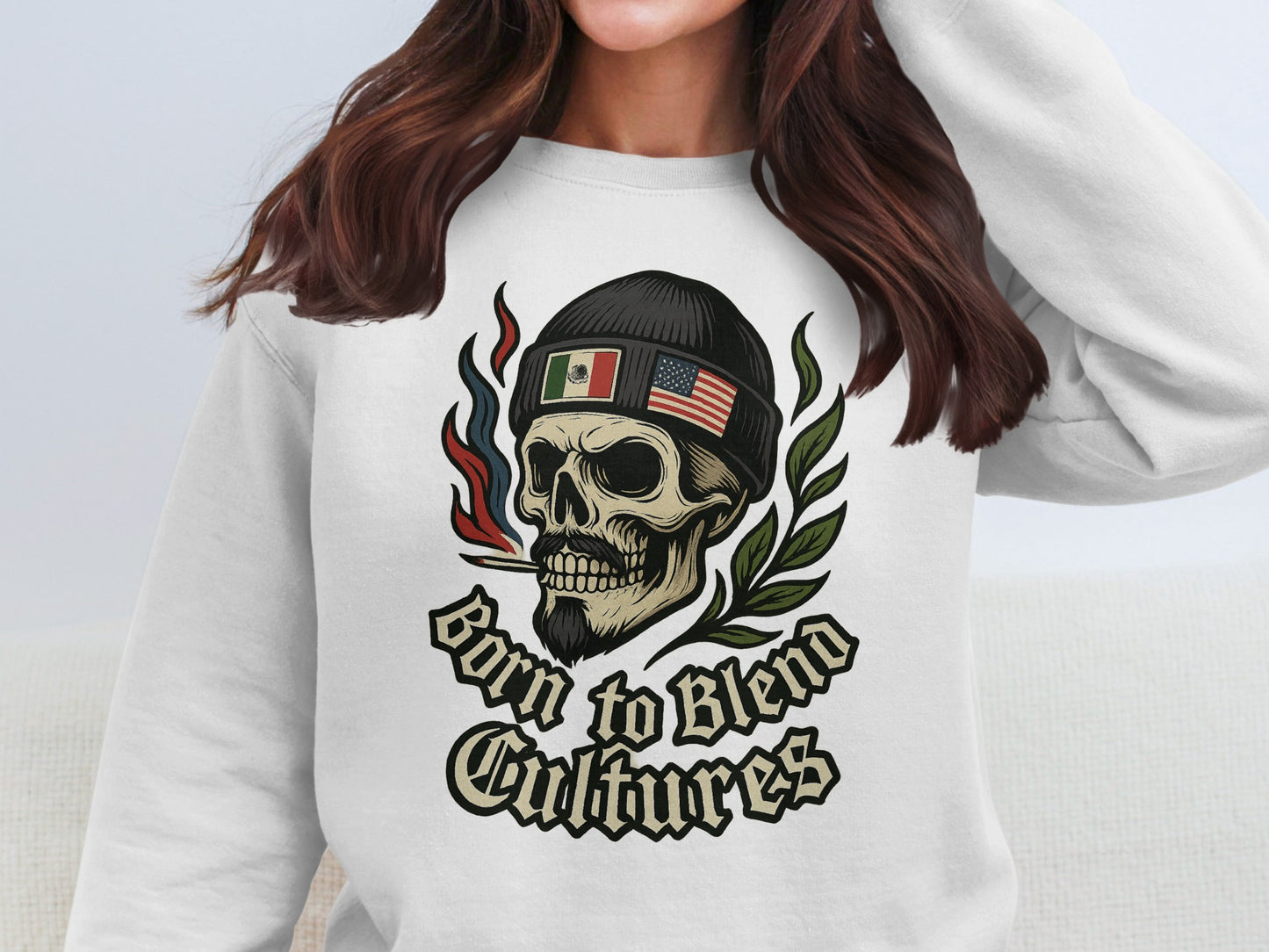 Born to Blend Cultures Graphic Sweatshirt product