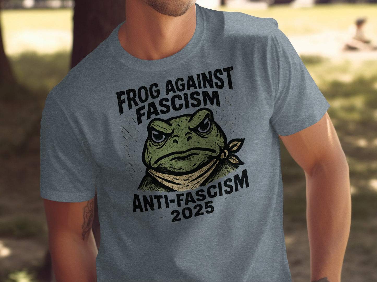Frog Against Fascism Anti-Fascism 2025 T-shirt