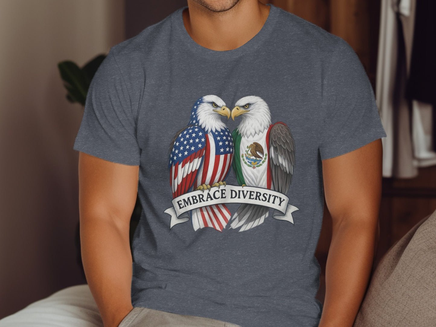 Embrace Diversity Eagles Graphic T-shirt product