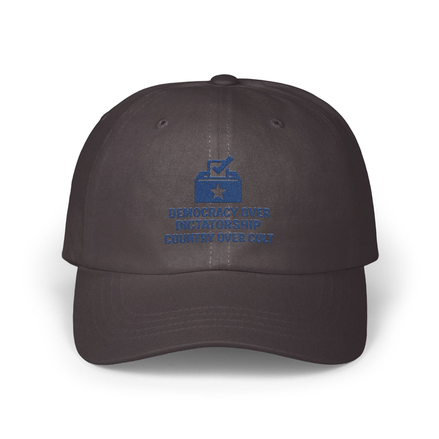 Democracy Over Dictatorship Statement Hat product