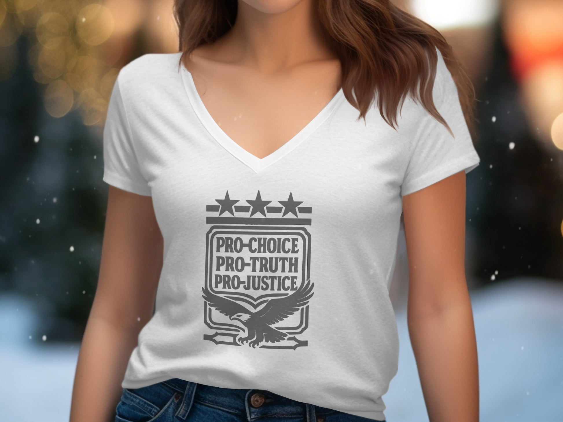 Pro-Choice Pro-Truth Pro-Justice Graphic T-Shirt product