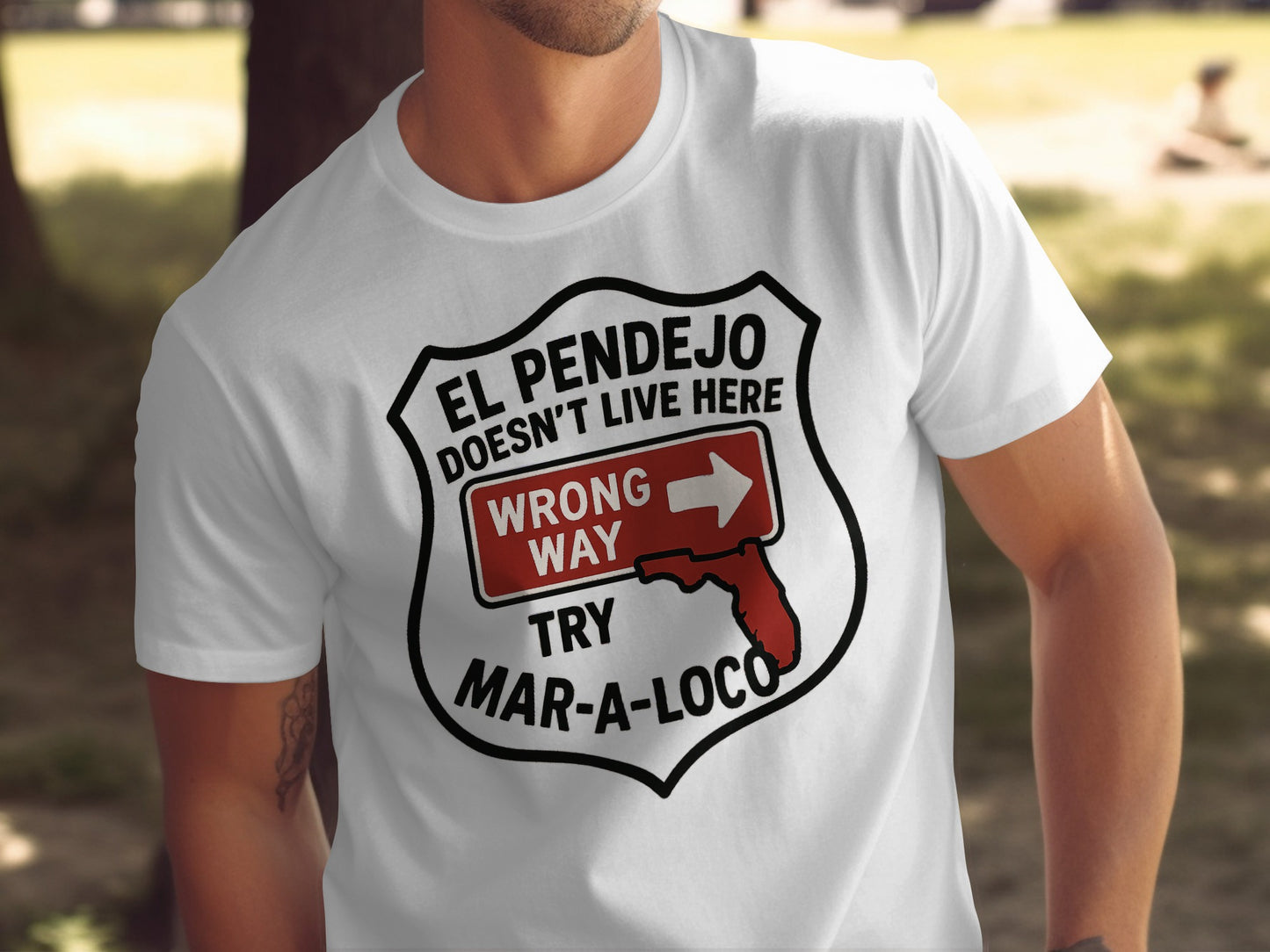 El Pendejo Doesn't Live Here Wrong Way T-shirt product