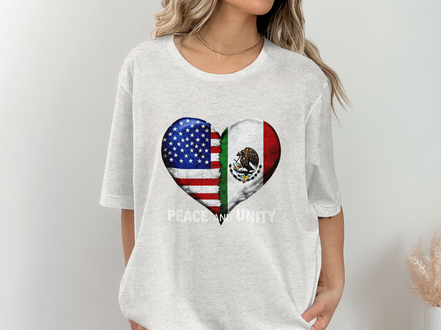 Peace And Unity American Mexican Shirt product