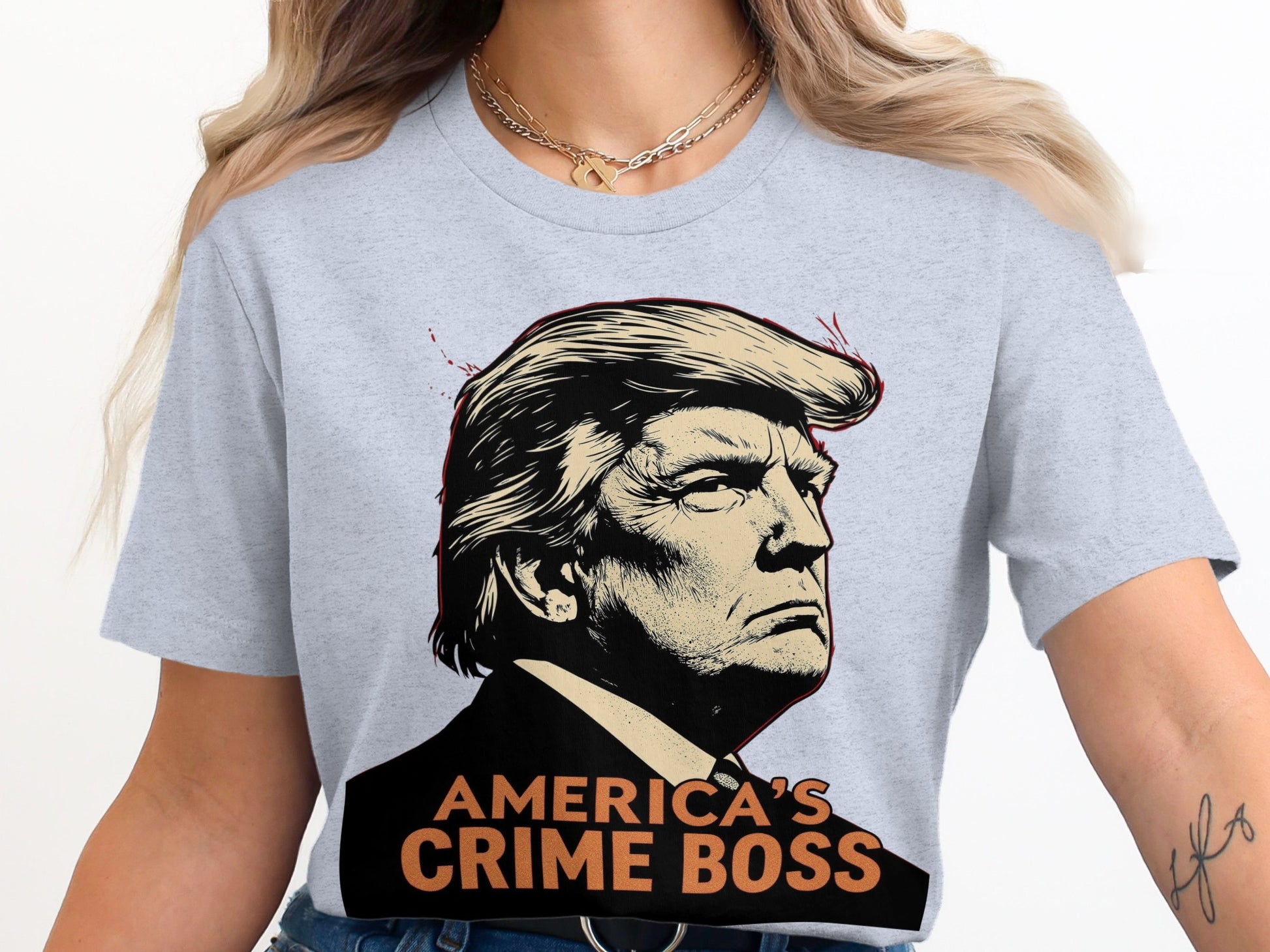America's Crime Boss Graphic T-Shirt product type