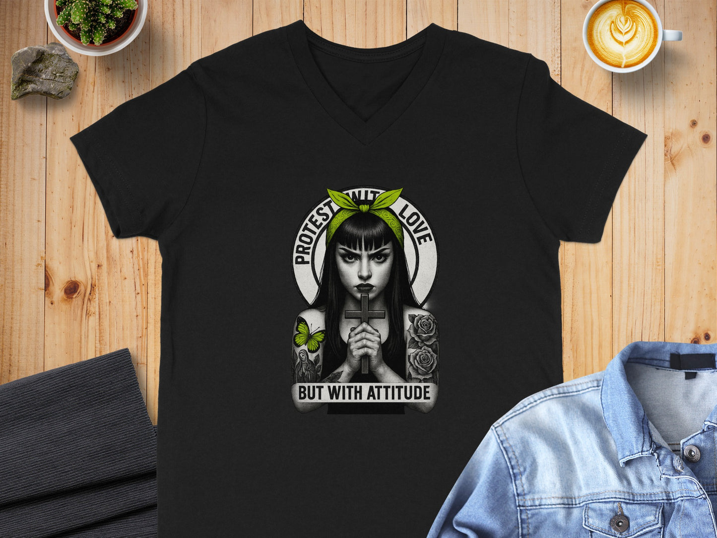 Protest With Love But With Attitude T-shirt product