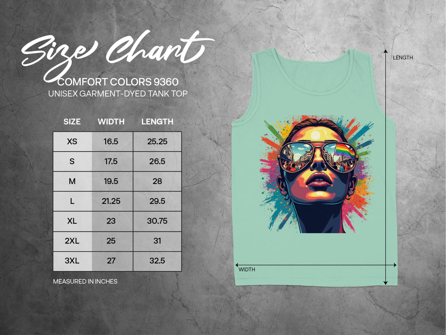 Vibrant Graphic Design Unisex Tank Top Product