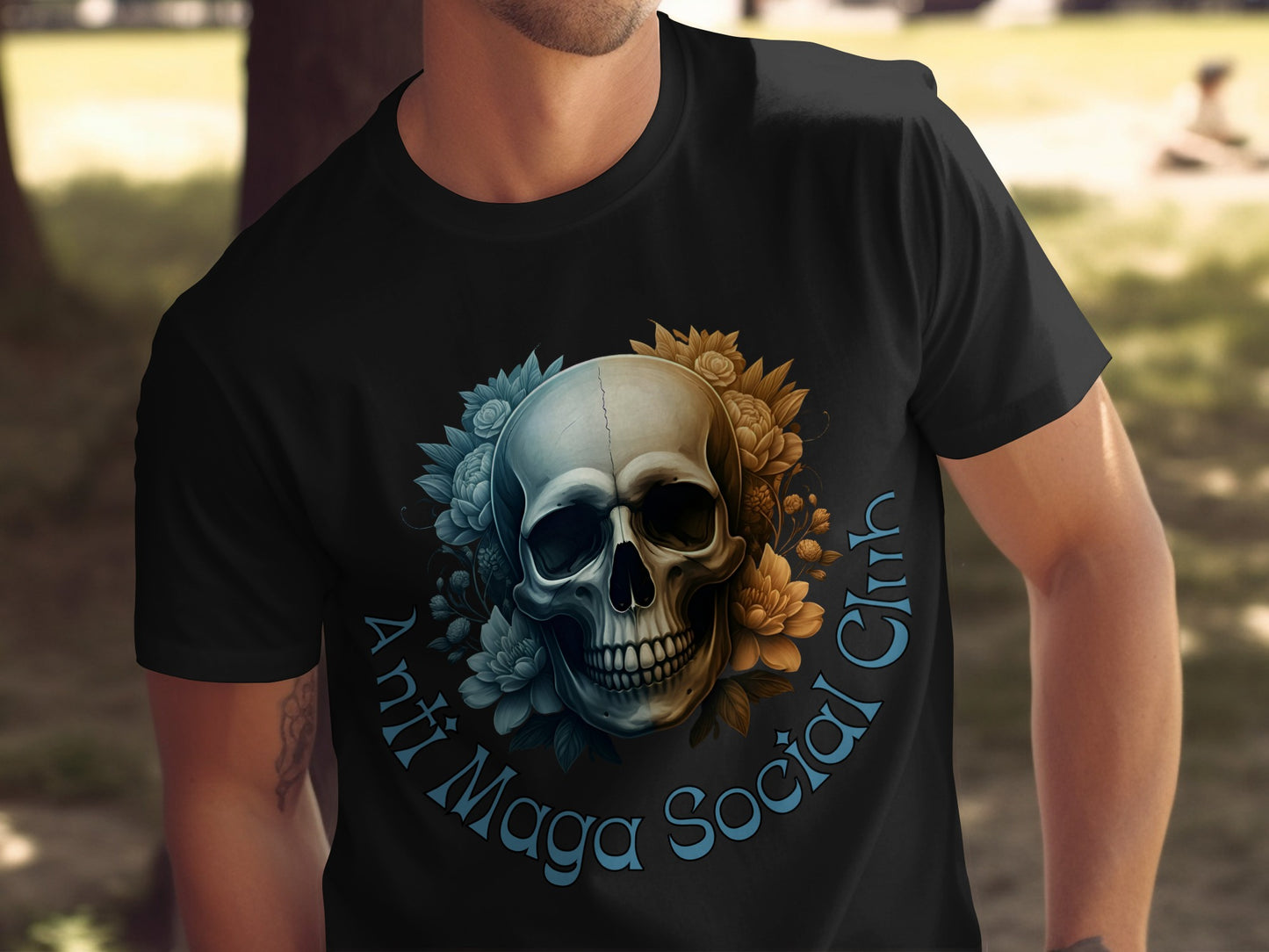 Anti Maga Social Club Skull Graphic Tee product