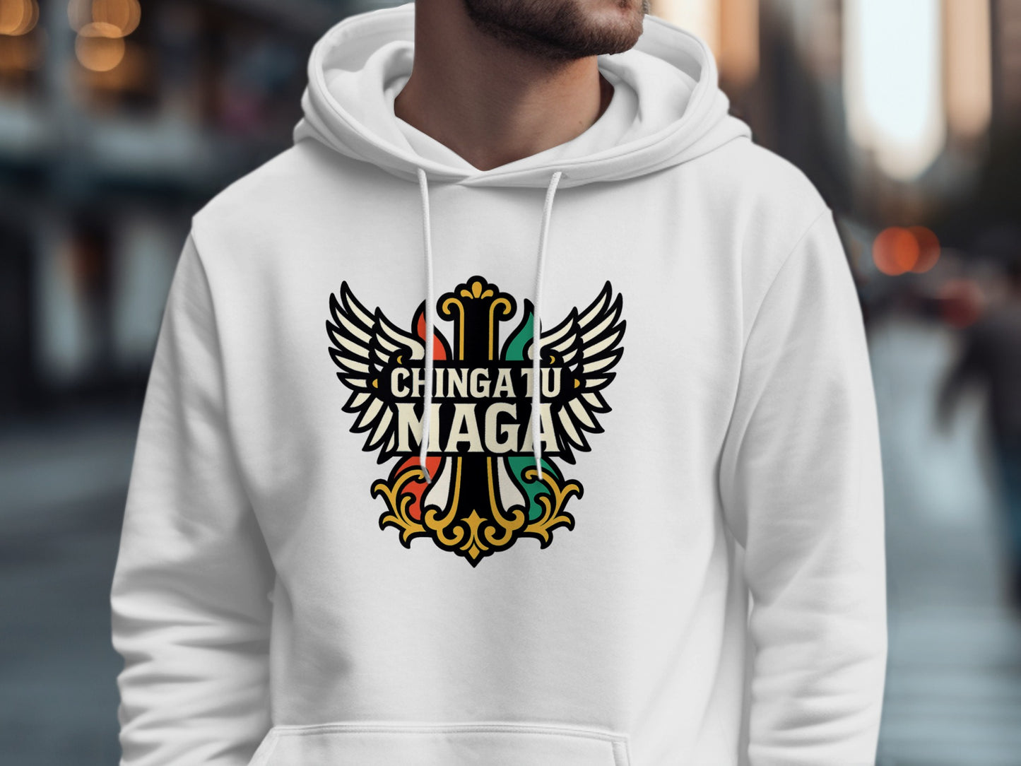 Chinga Tu Maga Graphic Hoodie Casual Streetwear product
