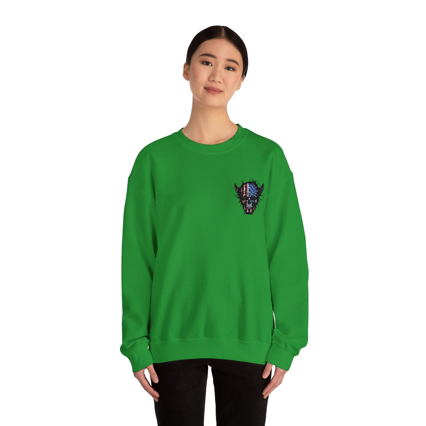 Artistic Graphic Crewneck Sweatshirt - Bold Design for Creative Souls
