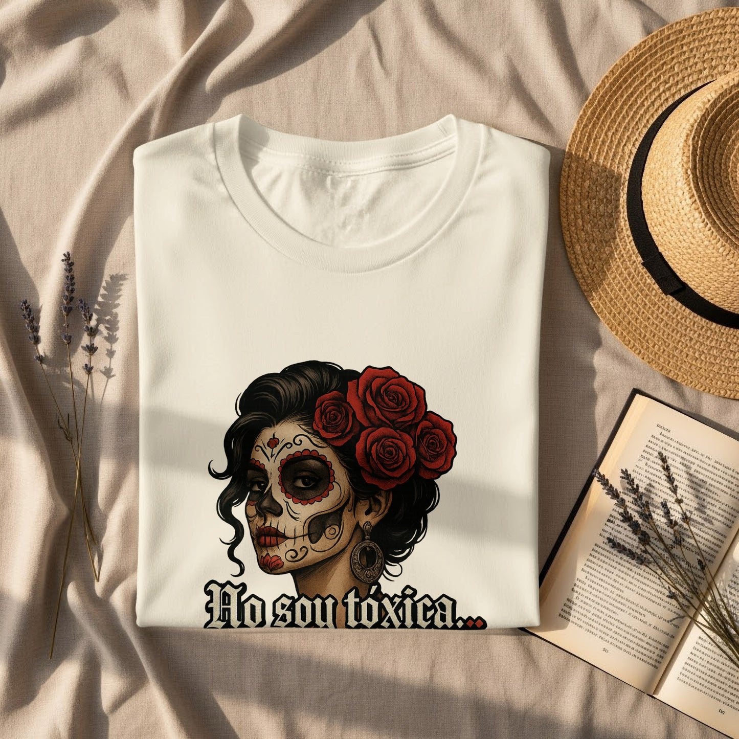 No soy tóxica graphic tee flower design product