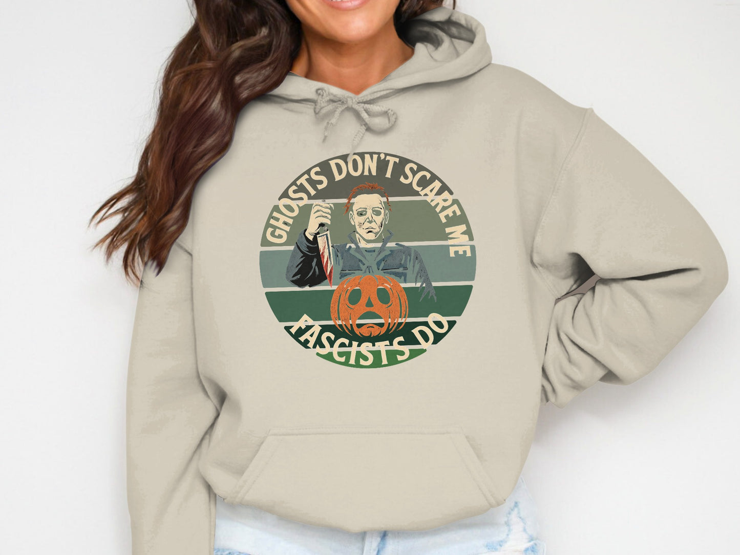 Ghosts Don't Scare Me Fascists Do Hoodie Product