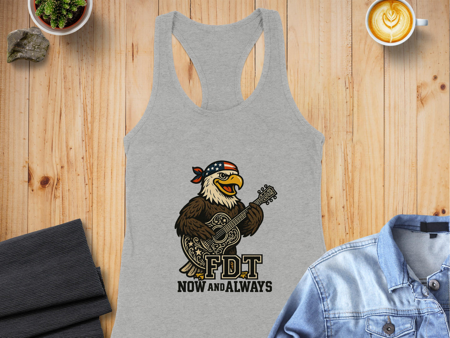 Patriotic Eagle Playing Guitar FDT Now Always product type