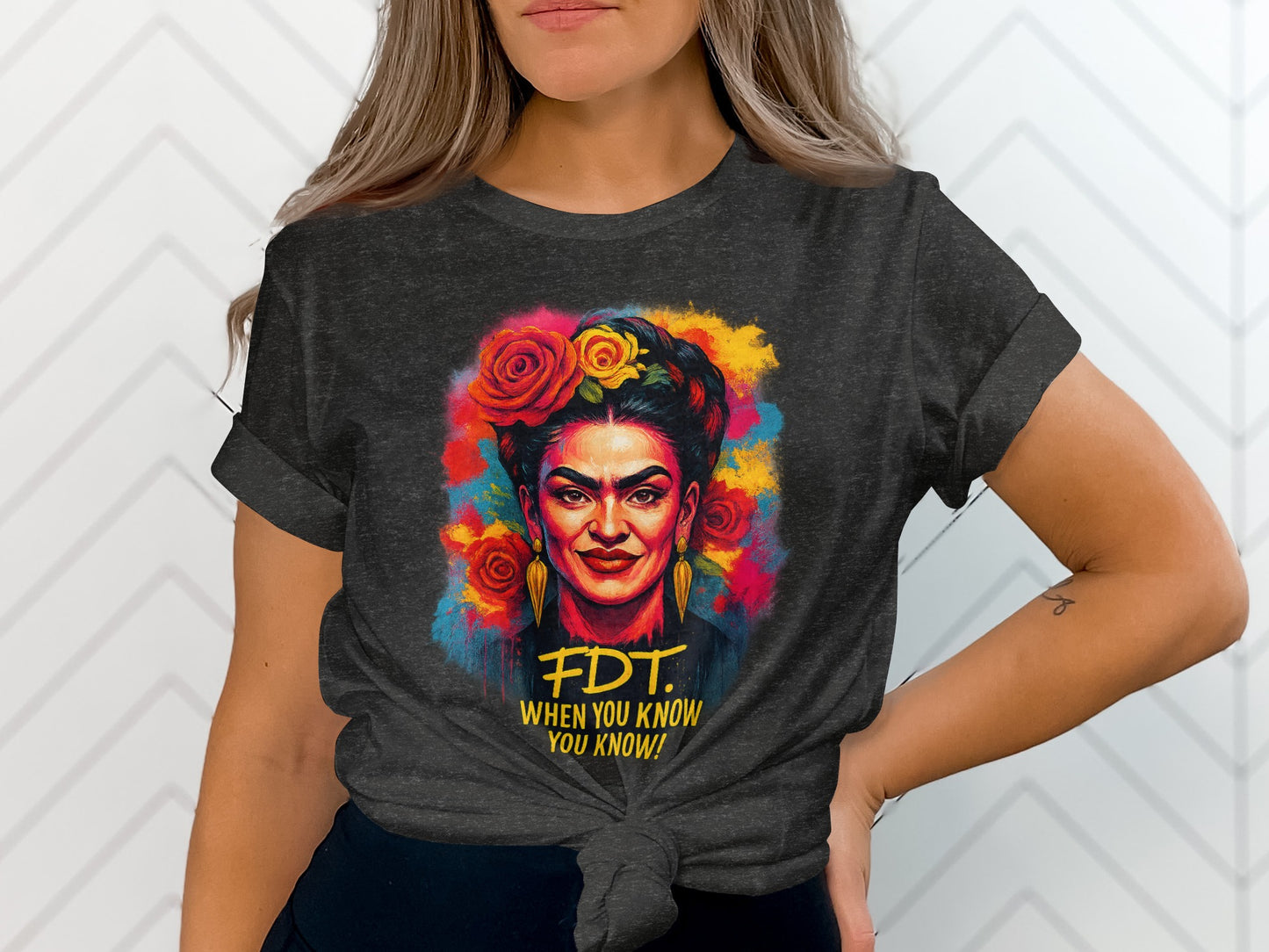 Vibrant FDT When You Know You Know Graphic Shirt product