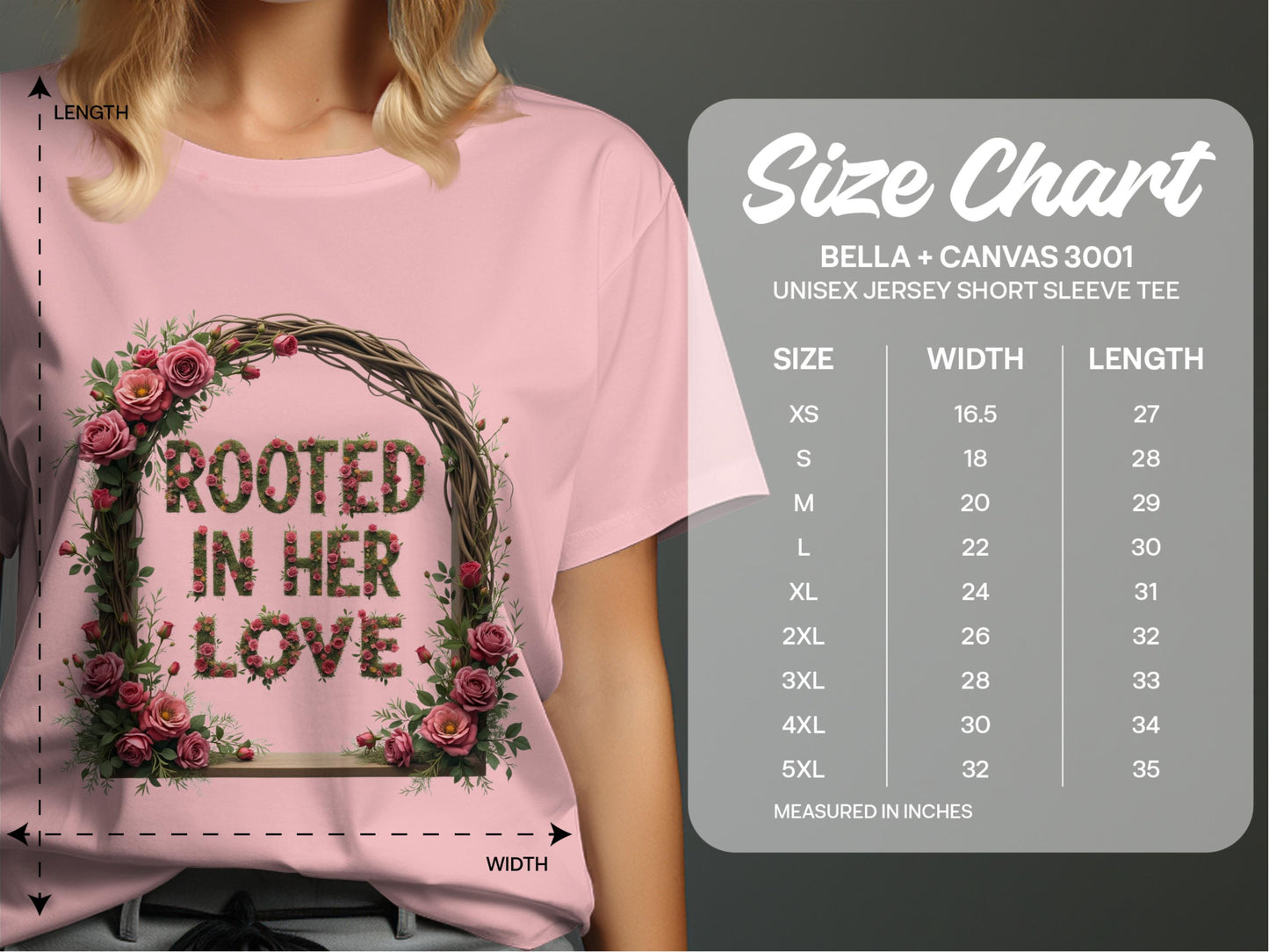 Rooted in Her Love Graphic Tee product