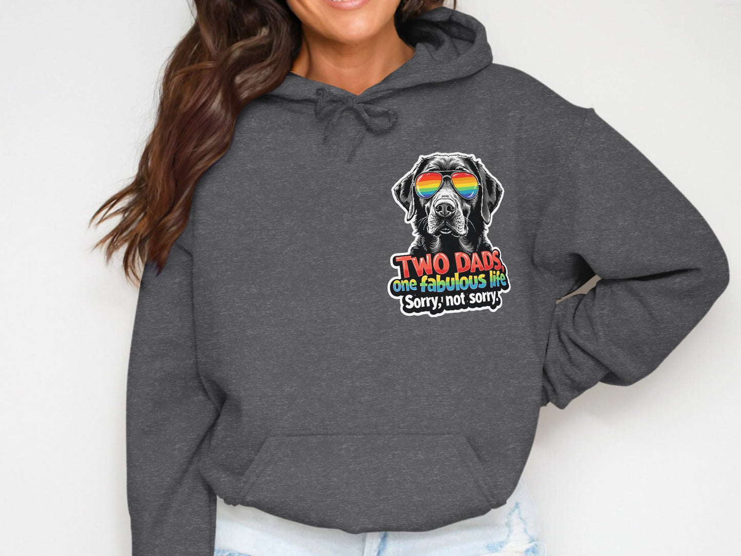 Two Dads One Fabulous Life Sorry Not Sorry hoodie product
