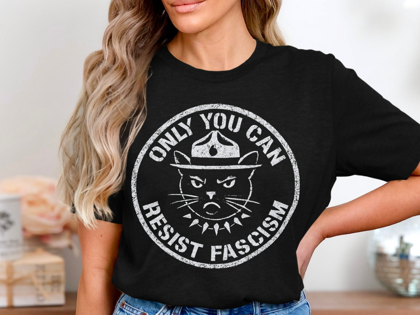 Only You Can Resist Fascism Graphic T-Shirt product type