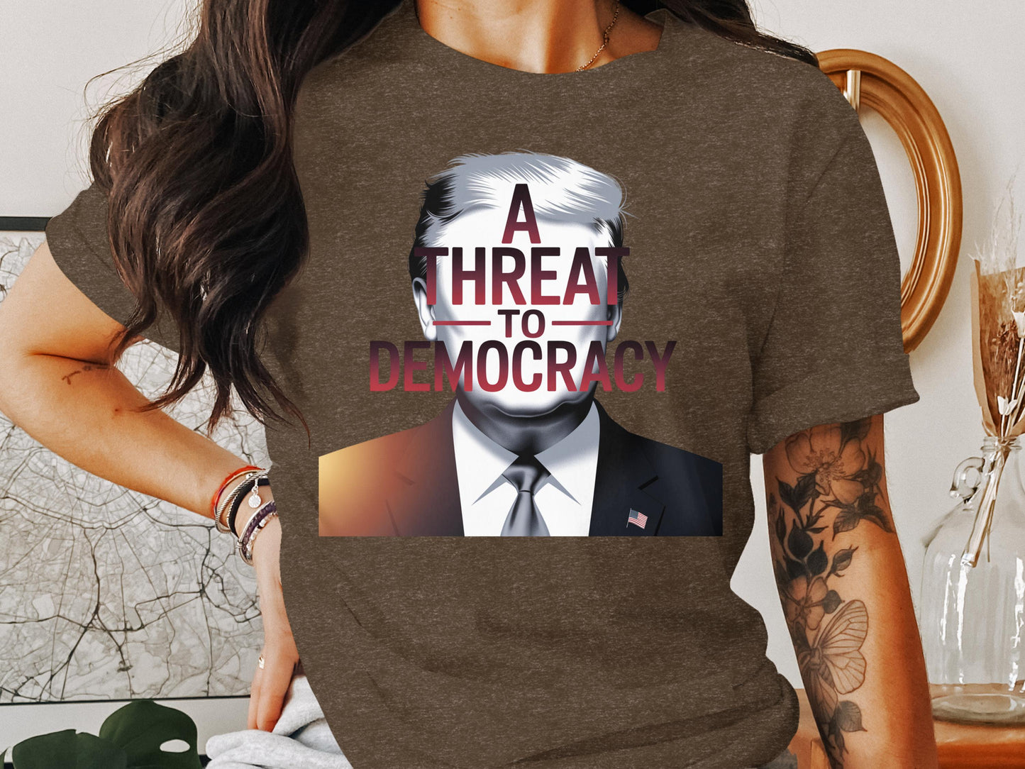 A Threat to Democracy Graphic Shirt product