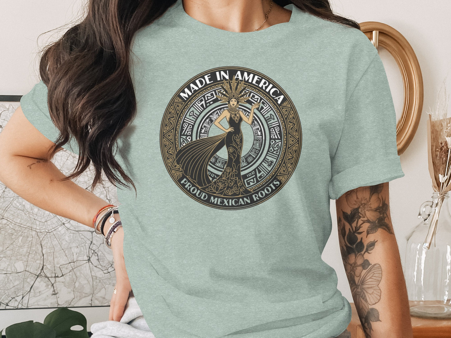 Made In America Proud Mexican Roots T-Shirt product type
