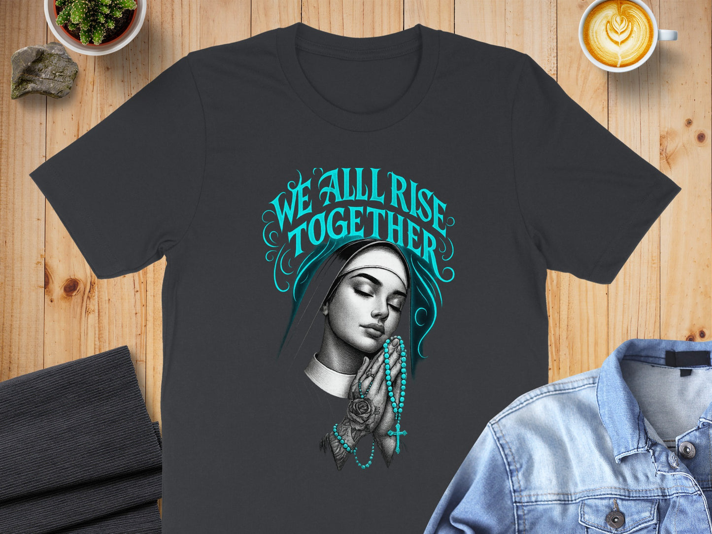 We All Rise Together Art Printed T-shirt Product